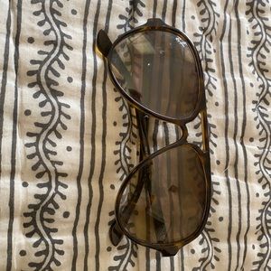 Ray ban tortoise aviator sunglasses